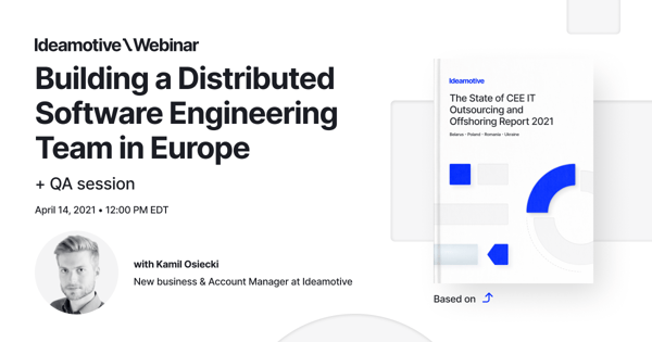 Costruire un team distribuito di ingegneria del software in Europa WEBINAR