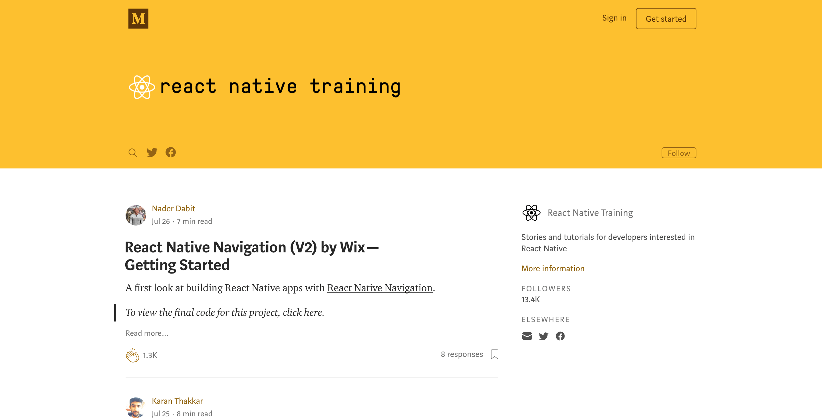 best react native tutorial